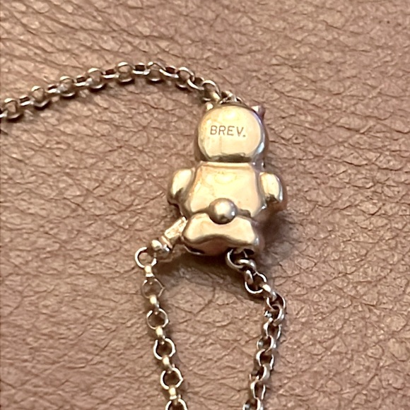 BREV 10KT SOLID GOLD RARE ADJUSTABLE TEDDY BEAR 🧸 GIRLS BRACELET - Picture 9 of 14